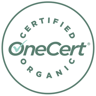 certified by onecert. organic