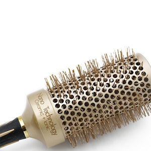 Luxe gold ceramic round brush