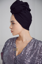 Load image into Gallery viewer, LUXE HAIR TOWEL ORGANIC COTTON INTERLOCK